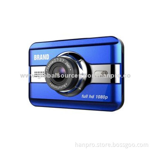 Full HD Car DVR with Wi-Fi Connected, 3.5-inch Display